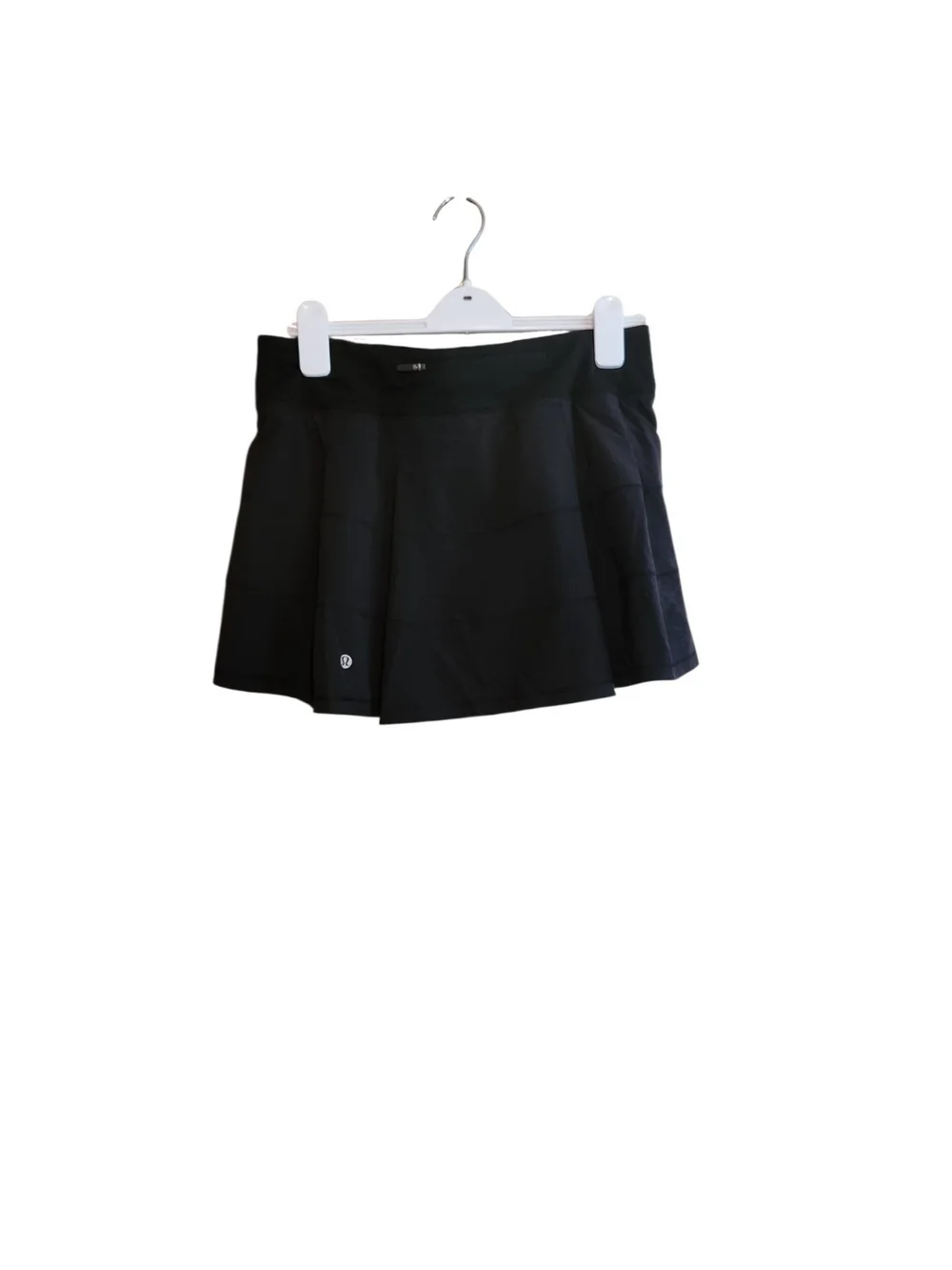 lululemon athletica Black Flared Athletic Skirt with Hidden Zip Pocket